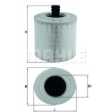 Filtro aria MAHLE ORIGINAL LX 3015/14