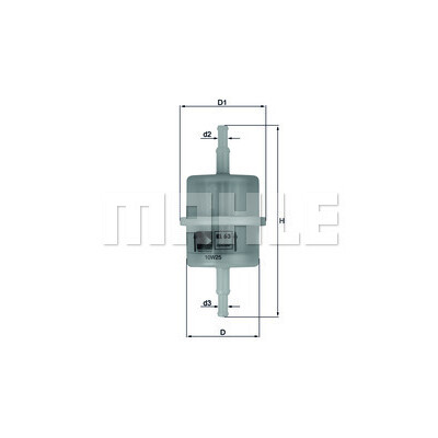 Filtro carburante MAHLE ORIGINAL KL 63