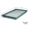Filtro aria MAHLE ORIGINAL LX 3594/S
