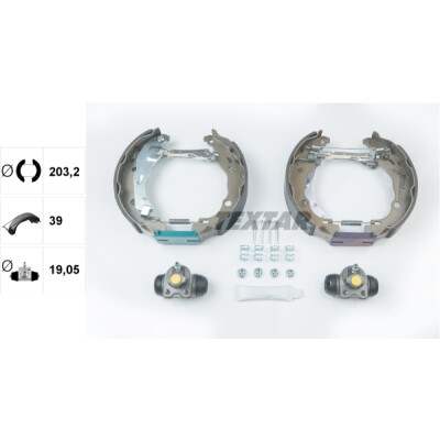 Set ganasce freno TEXTAR 84060201