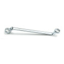 Chiave ad anello doppia a forcella 24 x 27 MM diametro1 36 MM diametro2 40,5 MM