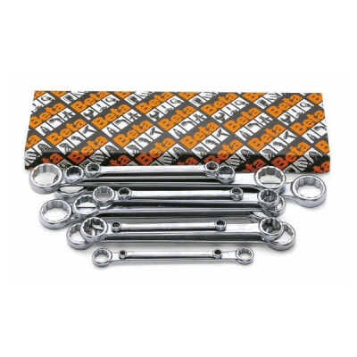 Set di 13 chiavi poligonali piatte