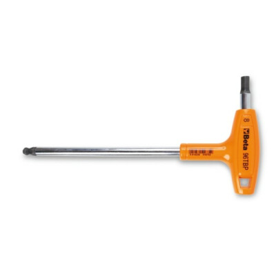 Chiave a bussola esagonale con testa sferica e impugnatura 2,5 MM diametro 4 MM