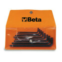Set di 8 chiavi maschio angolate per viti con stampa Tamper Resistant Torx® in busta