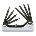Set di 8 chiavi maschio sfalsate per viti con impronta Torx®