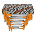 Set di 11 chiavi a bussola sfalsate con bussola per viti a testa Torx®