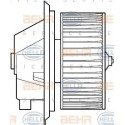 Ventilador habitáculo BEHR HELLA SERVICE
