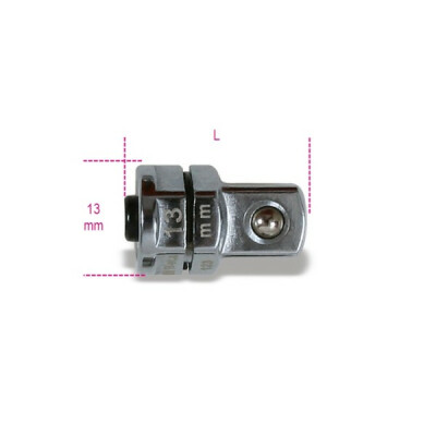 Adattatore a sgancio rapido 3/8 per chiavi a cricchetto da 13 mm