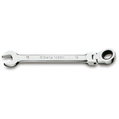 Chiave combinata snodata con cricchetto 24 x 24 MM diametro 47,9 MM