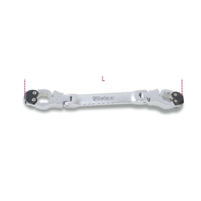 Chiave esagonale snodata apribile 14 x 15 MM