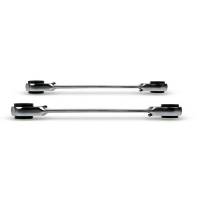 Set di 2 chiavi a stella a cricchetto reversibili 8x10/12x13MM 16x17/18x19MM