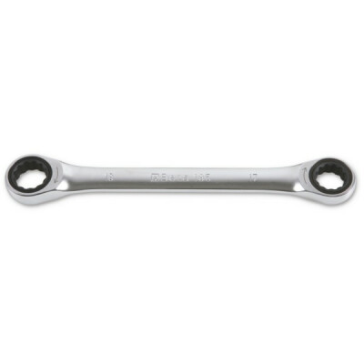 Chiave a cricchetto doppia poligonale 16 x 18 mm dia1 34,5 mm dia2 35,6 mm