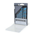 Set di 7 punte multiuso, per tagliare qualsiasi materiale, rettificate, con scarico a U