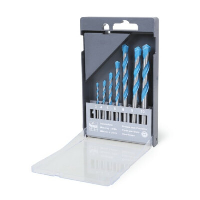 Set di 7 punte multiuso, per tagliare qualsiasi materiale, rettificate, con scarico a U
