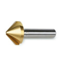 Svasatore a tre lame in acciaio HSS + TiN diametro 9,4 MM diametro 1 6 MM