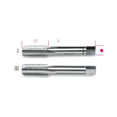 Maschio manuale, passo fine, filettatura metrica in acciaio HSS M 10 X 0,75