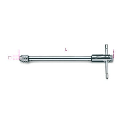 Chiave maschio a cricchetto reversibile, tipo lungo 2÷5 M3÷M8 MM