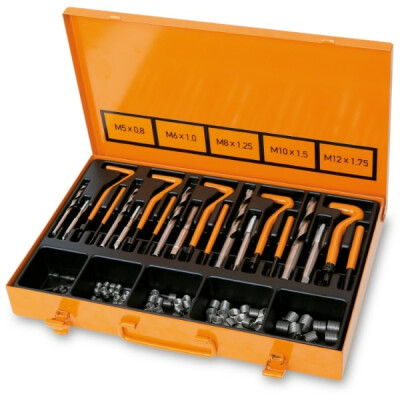 Assortimento per la sostituzione di filetti danneggiati M5-M6-M8-M10-M12