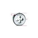 Matrice, filettata cilindrica GAS 3/4 X 14 in acciaio cromato