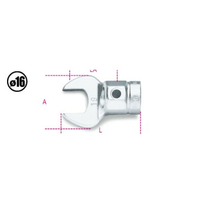Chiave fissa per barre dinamometriche 24 MM