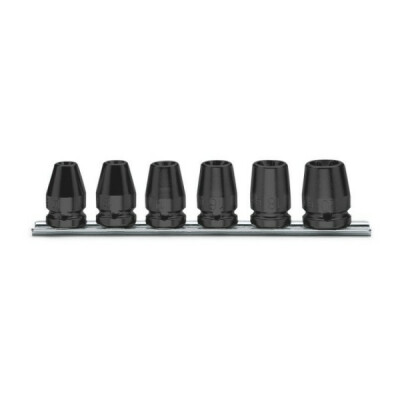 Set di 6 bussole a percussione per viti con profilo Torx® nel supporto