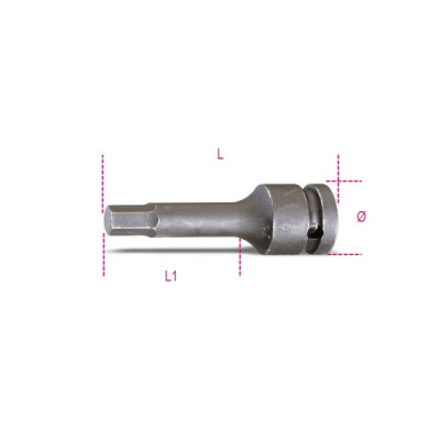 Bussola a impulsi esagonale maschio da 10 mm