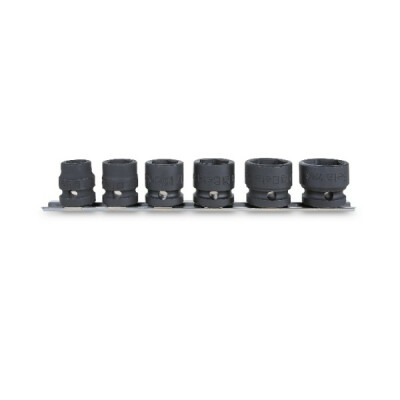 Set di 6 bussole a percussione compatte, 1/2 femmina quadrata, con guida per appendere?: 13 - 15 - 17 -19 - 22 - 24 MM