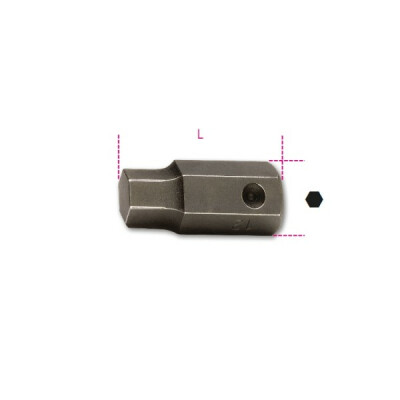 Punta a impatto maschio esagonale, unione da 16 mm