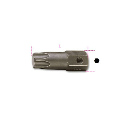 Punta maschio a percussione per viti ad esagono incassato Torx®, raccordo T70