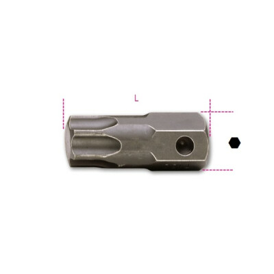 Punta maschio a percussione per viti ad esagono incassato Torx®, bocchettone T100