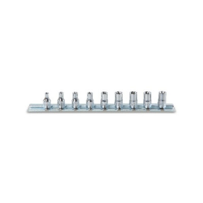 Set chiavi a bussola con quadro femmina 1/4" cromato