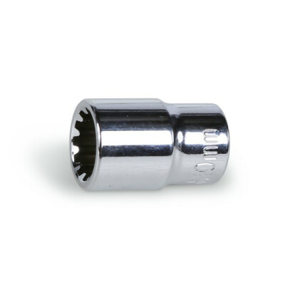 Chiave a tubo quadra 1/4" femmina, cromata 5 MM