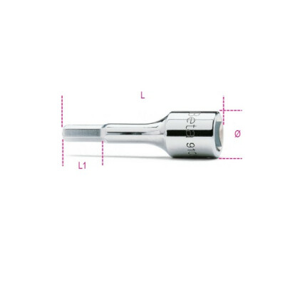 Presa esagonale maschio 4MM diametro 18MM