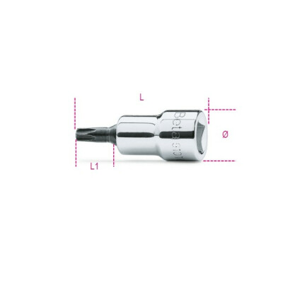Presa maschio per viti ad esagono incassato Torx® T45