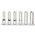 Set di 6 bussole lunghe per viti con profilo Torx® nel supporto