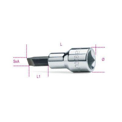 Bussola per cacciavite per viti con intaglio SxA 1 x 5,5 MM