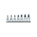 Set di 7 prese maschio con profilo XZN® nel supporto