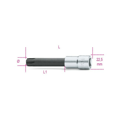 Chiave a tubo per viti a esagono incassato diametro 16 XL MM
