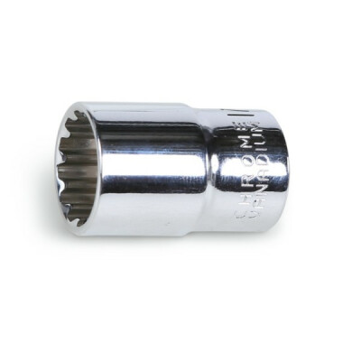 Chiave a tubo quadra 1/2" femmina, cromata 16 MM