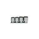 Set bussole multiflate con quadro femmina da 1/2&quot;, esagono incassato, cromate