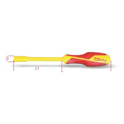 Chiave a tubo con impugnatura a bocca esagonale 13 MM