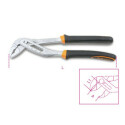 Pinza multigrip regolabile, cerniera chiusa, manici bimateriale
