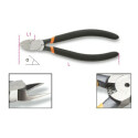 Manici piatti a pinza diagonale ricoperti da 2 strati di PVC antiscivolo 45º