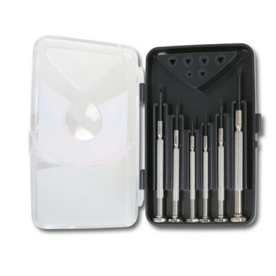 Set di 6 micro cacciaviti per viti senza testa con intaglio in scatola