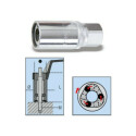 Estrattore a rullo per borchie con quadro femmina 1/2" 14 MM