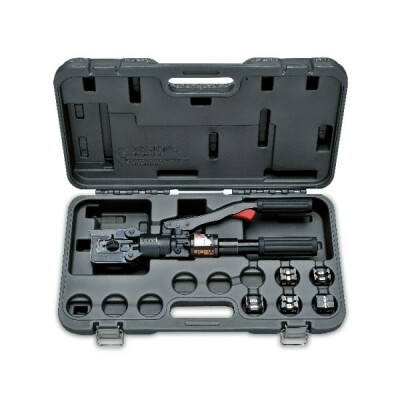 Pinza a crimpare oleodinamica nella valigetta