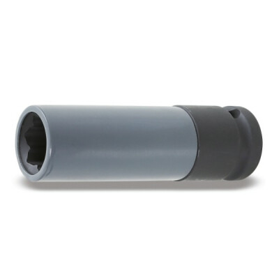 Avvitatore a bussola con elemento in polimero per bullone ruota con profilo Mercedes 17 MM diametro 27 MM