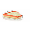 Filtro aria MANN-FILTER C 26 047