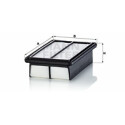Filtro aria MANN-FILTER C 25 050