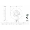 Set di dischi freno BOSCH 0 986 479 088